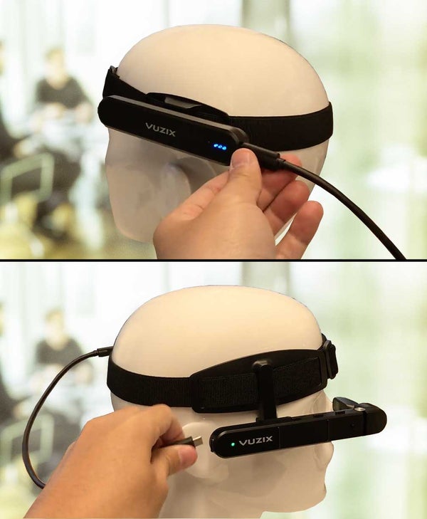 Hot Swapping on Vuzix Smart Glasses Means Uninterrupted Work